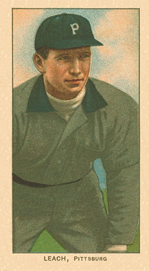 1909 White Borders Ghosts, Miscuts, Proofs, Blank Backs & Oddities Leach, Pittsburgh #279 Baseball Card