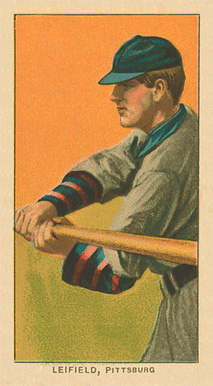 1909 White Borders Ghosts, Miscuts, Proofs, Blank Backs & Oddities Leifield, Pittsburgh #281 Baseball Card