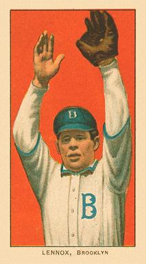 1909 White Borders Ghosts, Miscuts, Proofs, Blank Backs & Oddities Lennox, Brooklyn #283 Baseball Card