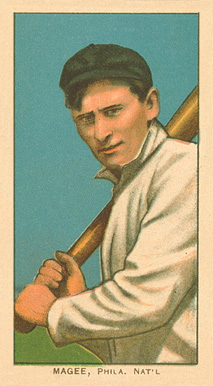 1909 White Borders Ghosts, Miscuts, Proofs, Blank Backs & Oddities Magee, Phil. Nat'L #297 Baseball Card