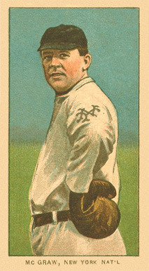 1909 White Borders Ghosts, Miscuts, Proofs, Blank Backs & Oddities McGraw, New York Nat'L #321 Baseball Card