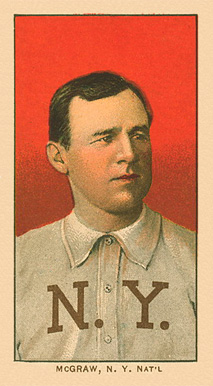 1909 White Borders Ghosts, Miscuts, Proofs, Blank Backs & Oddities McGraw, N.Y. Nat'L #322 Baseball Card