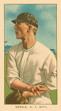1909 White Borders Ghosts, Miscuts, Proofs, Blank Backs & Oddities Merkle, N.Y. Nat'L #331 Baseball Card