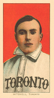 1909 White Borders Ghosts, Miscuts, Proofs, Blank Backs & Oddities Mitchell, Toronto #338 Baseball Card