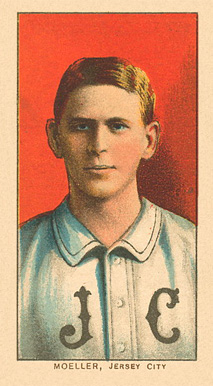 1909 White Borders Ghosts, Miscuts, Proofs, Blank Backs & Oddities Moeller, Jersey City #340 Baseball Card