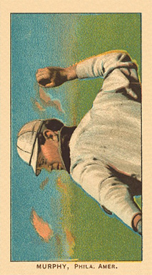 1909 White Borders Ghosts, Miscuts, Proofs, Blank Backs & Oddities Murphy, Phila. Amer. #351 Baseball Card
