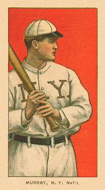 1909 White Borders Ghosts, Miscuts, Proofs, Blank Backs & Oddities Murray, N.Y. Nat'L #352 Baseball Card