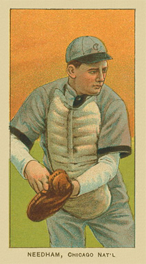 1909 White Borders Ghosts, Miscuts, Proofs, Blank Backs & Oddities Needham, Chicago Nat'L #357 Baseball Card