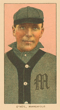 1909 White Borders Ghosts, Miscuts, Proofs, Blank Backs & Oddities O'Neil, Minneapolis #370 Baseball Card