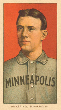 1909 White Borders Ghosts, Miscuts, Proofs, Blank Backs & Oddities Pickering, Minneapolis #394 Baseball Card