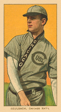 1909 White Borders Ghosts, Miscuts, Proofs, Blank Backs & Oddities Reulbach, Chicago Nat'L #407 Baseball Card