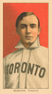 1909 White Borders Ghosts, Miscuts, Proofs, Blank Backs & Oddities Rudolph, Toronto #418 Baseball Card