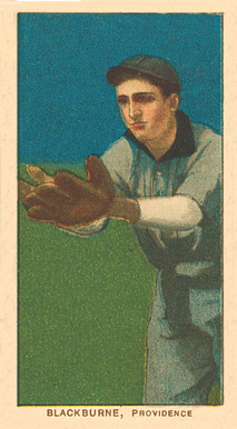 1909 White Borders Ghosts, Miscuts, Proofs, Blank Backs & Oddities Blackburne, Providence #42 Baseball Card