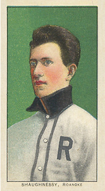 1909 White Borders Ghosts, Miscuts, Proofs, Blank Backs & Oddities Shaughnessy, Roanoke #439 Baseball Card