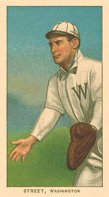 1909 White Borders Ghosts, Miscuts, Proofs, Blank Backs & Oddities Street, Washington #470 Baseball Card