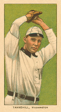 1909 White Borders Ghosts, Miscuts, Proofs, Blank Backs & Oddities Tannehill, Washington #476 Baseball Card