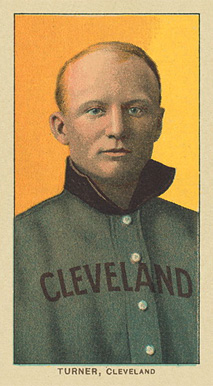 1909 White Borders Ghosts, Miscuts, Proofs, Blank Backs & Oddities Turner, Cleveland #490 Baseball Card