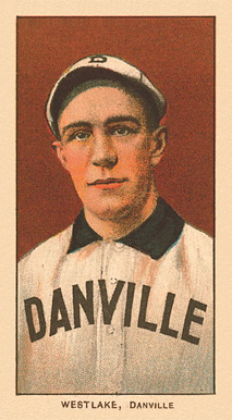 1909 White Borders Ghosts, Miscuts, Proofs, Blank Backs & Oddities Westlake, Danville #502 Baseball Card