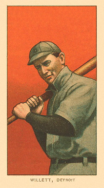 1909 White Borders Ghosts, Miscuts, Proofs, Blank Backs & Oddities Willett, Detroit #510 Baseball Card