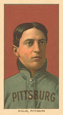 1909 White Borders Ghosts, Miscuts, Proofs, Blank Backs & Oddities Willis, Pittsburgh #513 Baseball Card