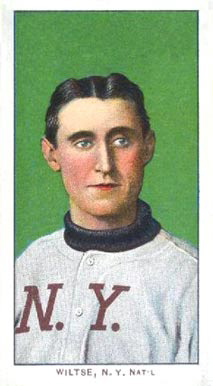 1909 White Borders Ghosts, Miscuts, Proofs, Blank Backs & Oddities Wiltse, N.Y. Nat'L #518 Baseball Card