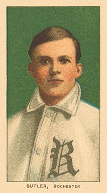 1909 White Borders Ghosts, Miscuts, Proofs, Blank Backs & Oddities Butler, Rochester #66 Baseball Card