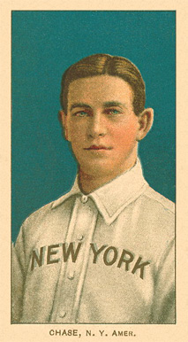 1909 White Borders Ghosts, Miscuts, Proofs, Blank Backs & Oddities Chase, N.Y. Amer. #83 Baseball Card