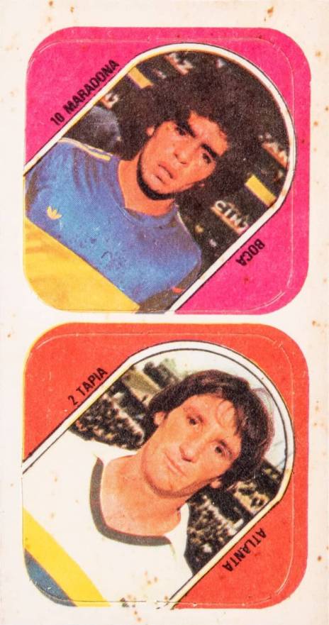 1981 Crack Fulbito Diego Maradona/Tapia # Soccer Card