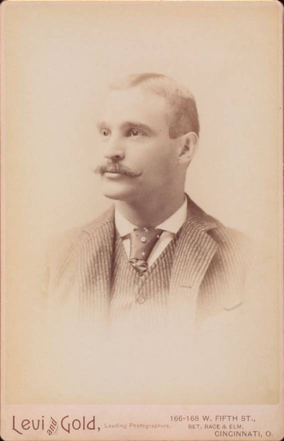 1888 Levi & Gold Studio Cabinet Bid McPhee # Baseball Card