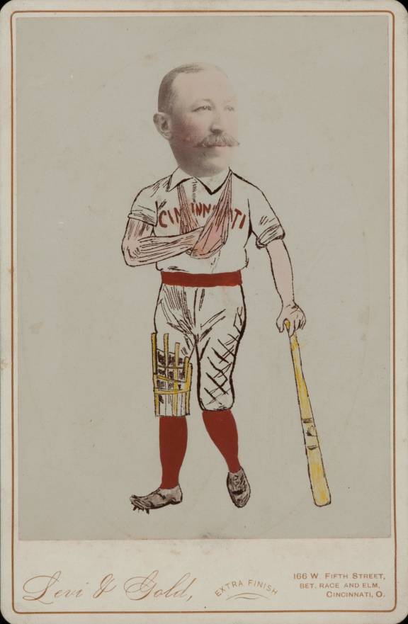 1888 Levi & Gold Studio Cabinet Buck Ewing # Baseball Card