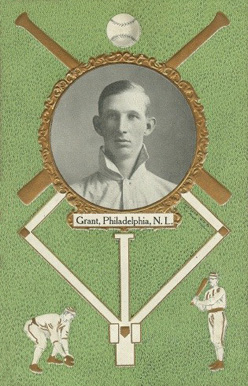 1908 Rose Company Postcards Grant, Philadelphia, N.L. # Baseball Card