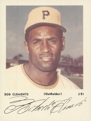 1971 Pittsburgh Pirates Autograph Cards Roberto Clemente # Baseball Card