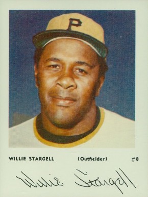 1971 Pittsburgh Pirates Autograph Cards Willie Stargell # Baseball Card