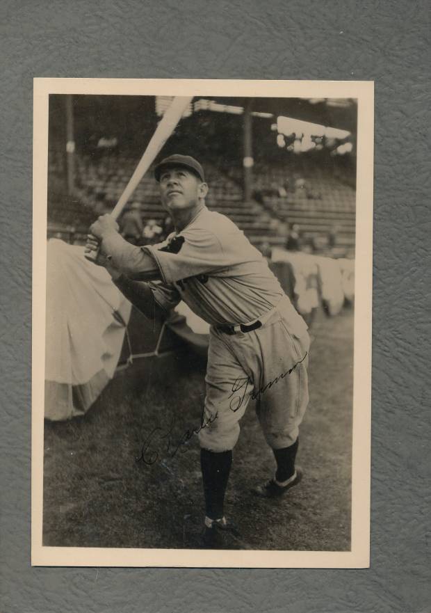 1930 Blue Ribbon Malt Chicago Cubs Hand Cut Charlie Grimm # Baseball Card