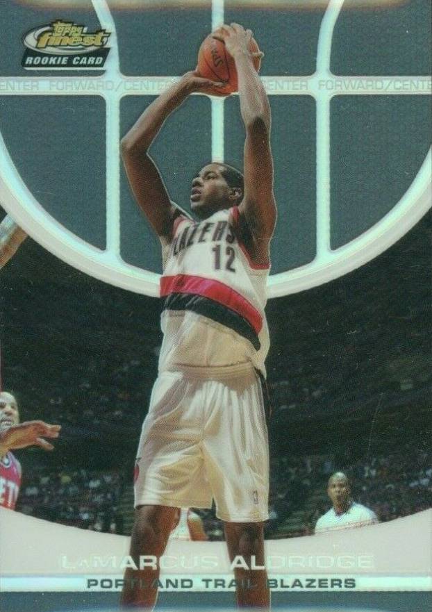 2005 Finest LaMarcus Aldridge #141 Basketball Card
