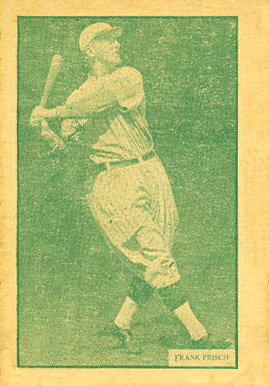 1933 Uncle Jacks Candy Frank Frisch # Baseball Card