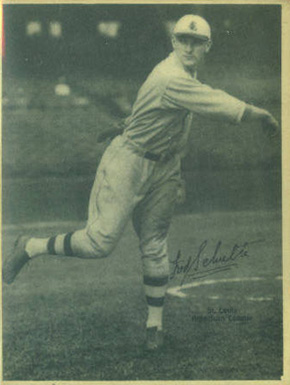 1929 Kashin Publications Fred Schulte #80 Baseball Card