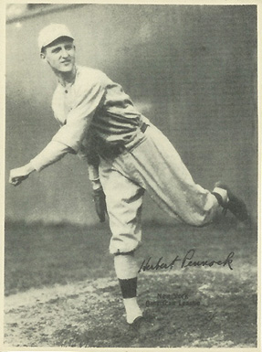 1929 Kashin Publications Herbert Pennock #68 Baseball Card