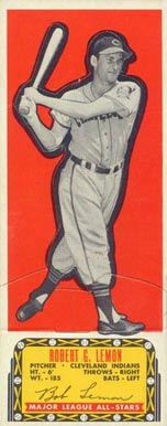 1951 Topps Major League All-Stars Robert G. Lemon # Baseball Card