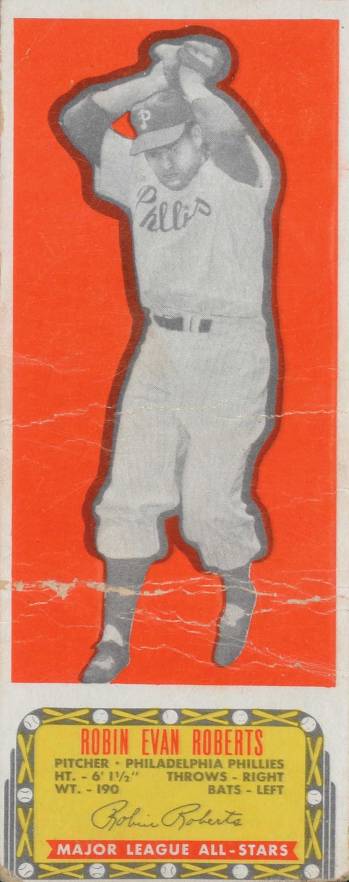 1951 Topps Major League All-Stars Robin Roberts # Baseball Card