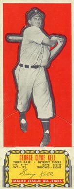 1951 Topps Major League All-Stars George Clyde Kell # Baseball Card