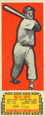 1951 Topps Major League All-Stars Walter Dropo # Baseball Card