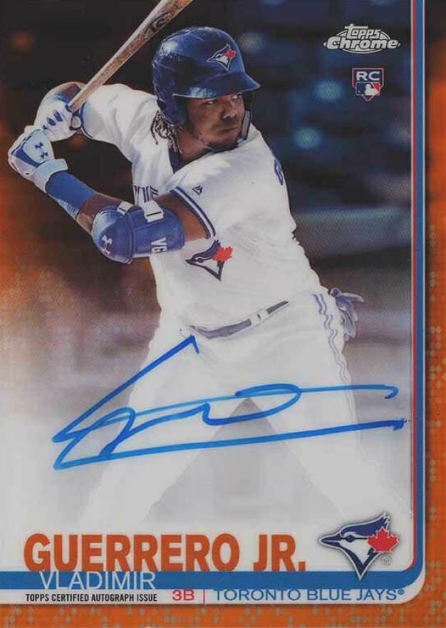 2019 Topps Chrome Rookie Autographs Vladimir Guerrero Jr. #RA-VGJ Baseball Card