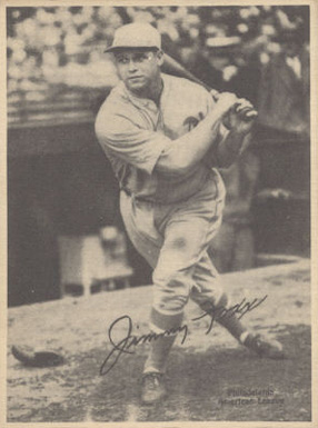1929 Kashin Publications Jimmy Foxx #26 Baseball Card