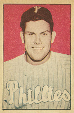 1952 Berk Ross Robin Roberts #56 Baseball Card