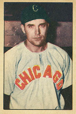 1952 Berk Ross Eddie Robinson # Baseball Card