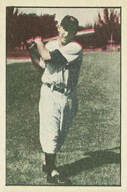 1952 Berk Ross Gene Woodling # Baseball Card