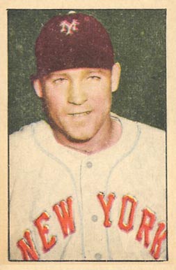 1952 Berk Ross Wes Westrum # Baseball Card