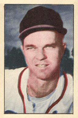 1952 Berk Ross Johnny Sain # Baseball Card
