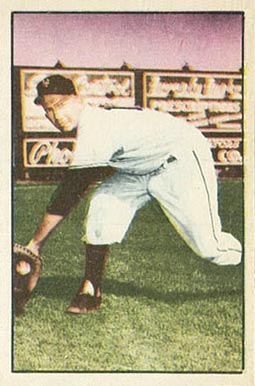 1952 Berk Ross Bill Rigney #53 Baseball Card